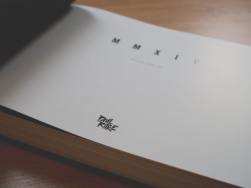 1. Seite Fotobuch MMXIV von Paul Ripke