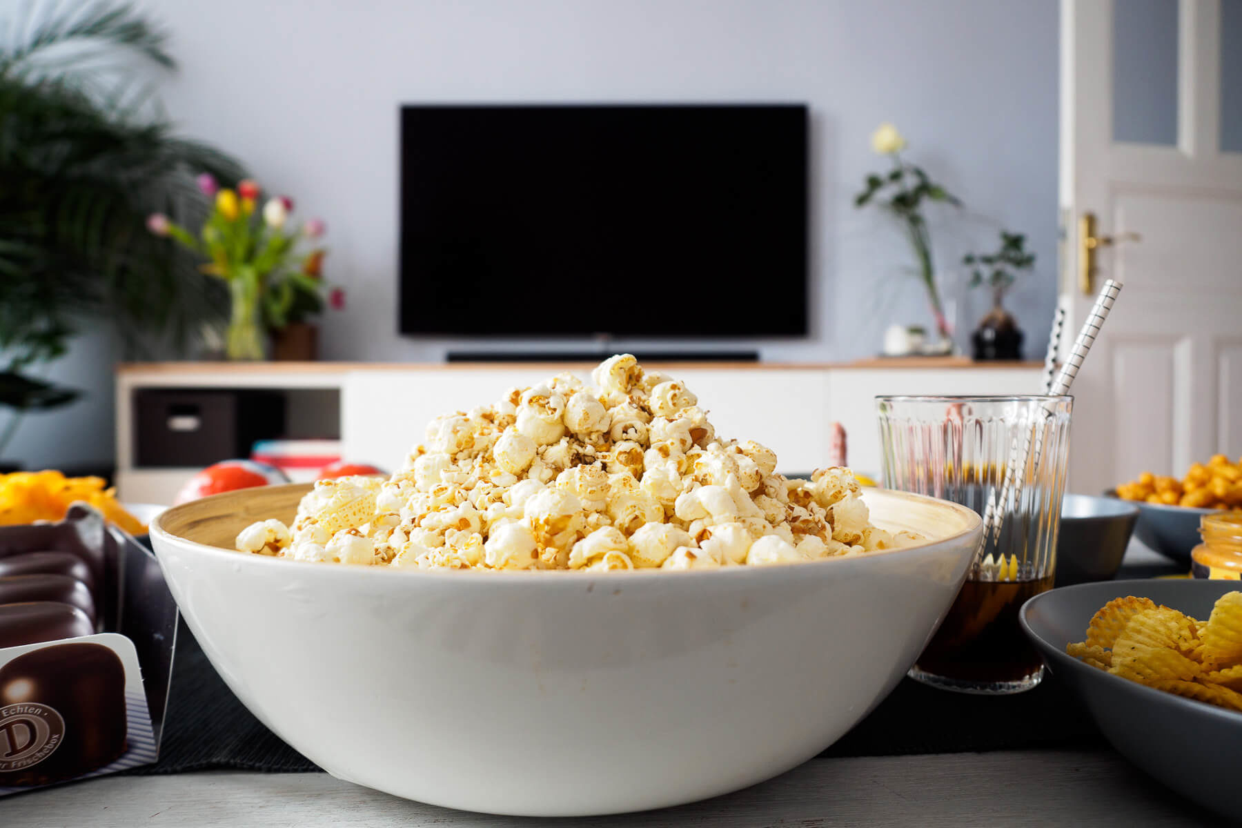 Filmnachmittag mit dem Samsung QLED-TV